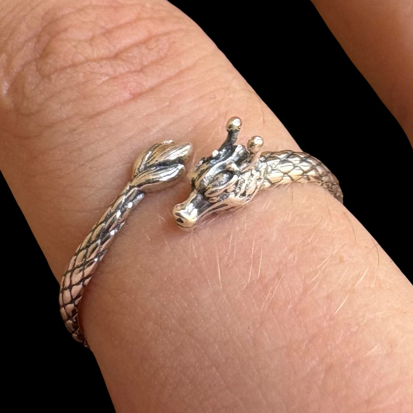 Sterling Silver Chinese Dragon