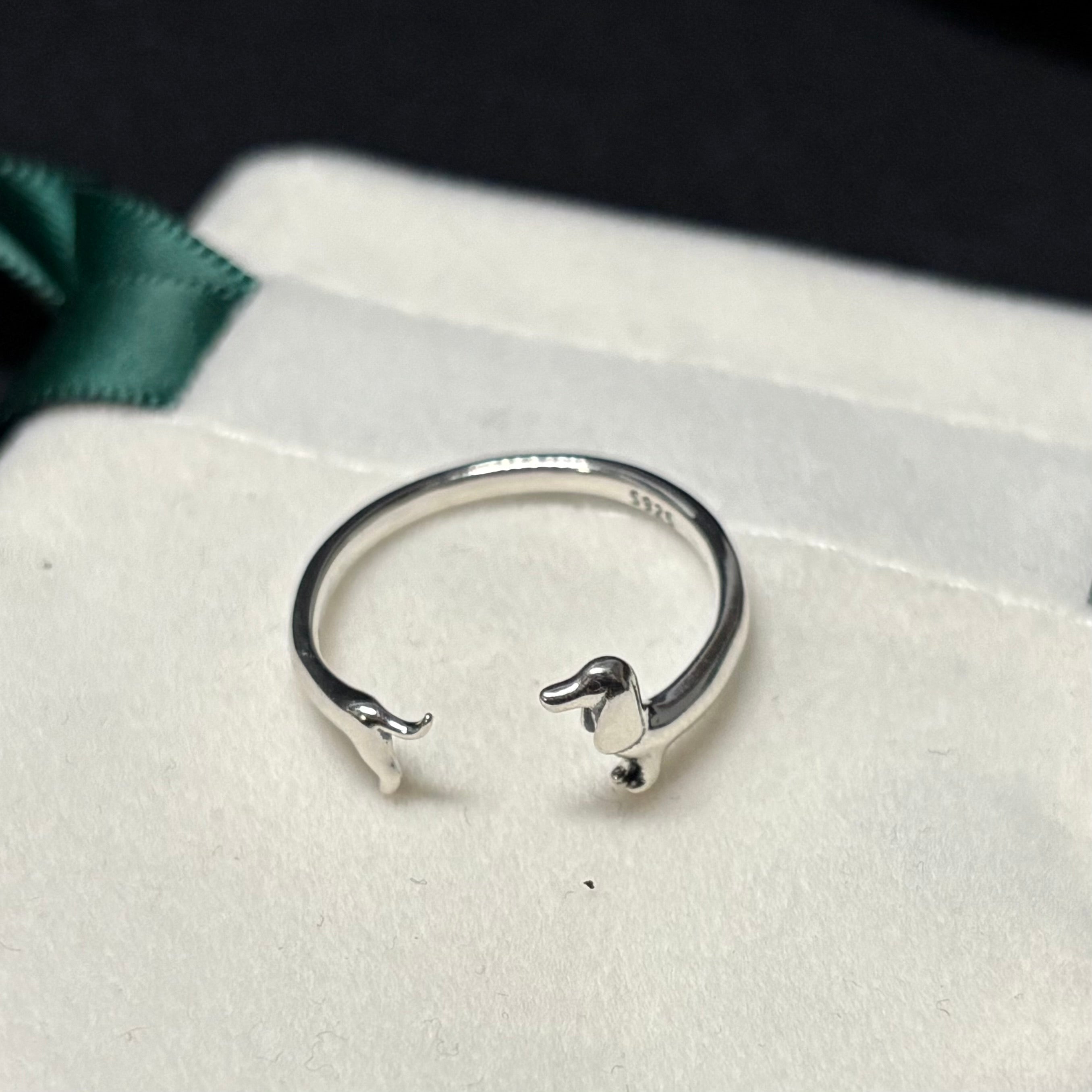 Sterling Silver Sausage Dog