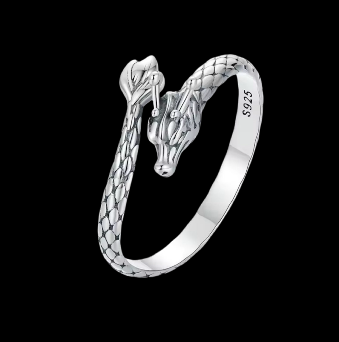 Sterling Silver Chinese Dragon
